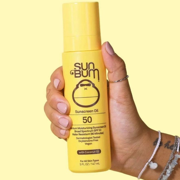 SunBum Sunscreen Oil SPF 30 OR SPF 50 with Coconut Oil NEW! FULL SIZE! 5 fl oz - Picture 2 of 13